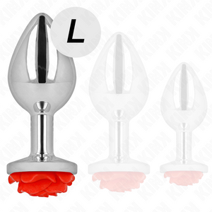 Kink – Plug anal rose rouge taille L