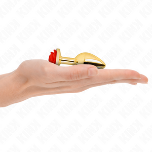 Kink – Plug anal or rose rouge taille S