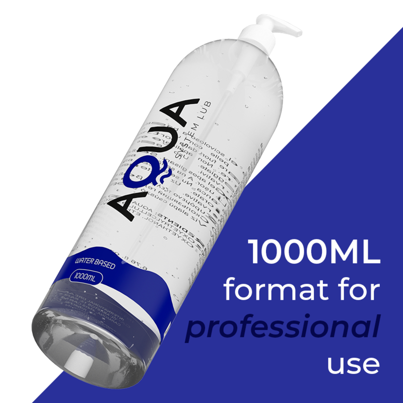AQUA QUALITY - AGUA BASE GLIJMIDDEL 1000 ML