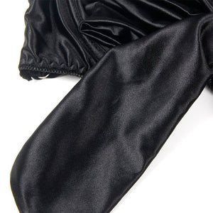 Subblime – 955199 ensemble soutien-gorge avec nœud noir réglable S/M