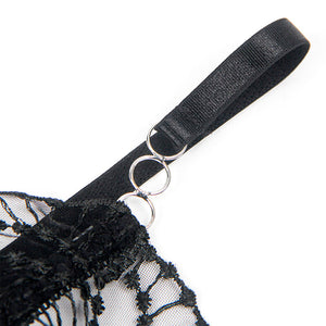 Subblime – 955212 body transparent avec dentelle creuse noire S/M