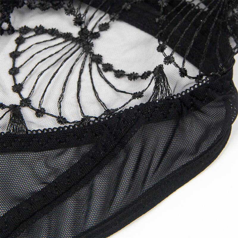 Subblime – 955229 body transparent avec dentelle creuse noir L/XL