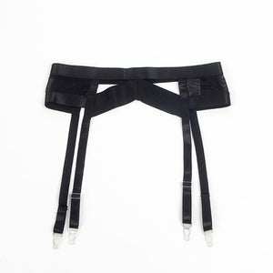 Subblime – 955243 ensemble soutien-gorge bondage noir avec jarretelle L/XL