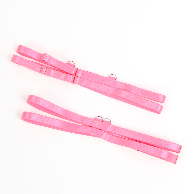 SUBBLIME - 955359 SET SUJETADOR CON CAJE Y LIGUEROS ROSA Y MORADO S/M