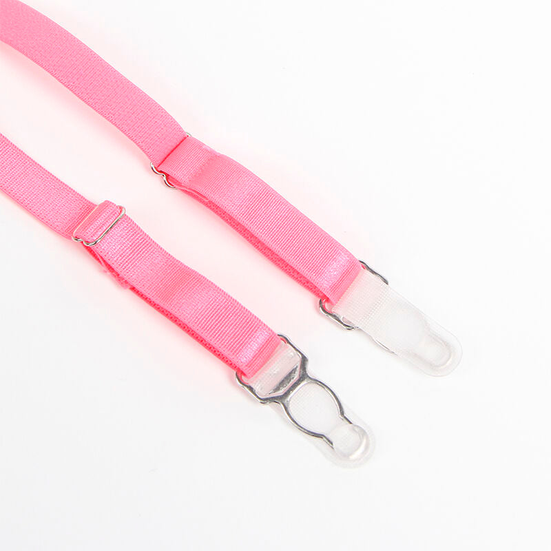 SUBBLIME - 955366 SET SUJETADOR CON CAJE Y LIGUEROS ROSA Y MORADO L/XL