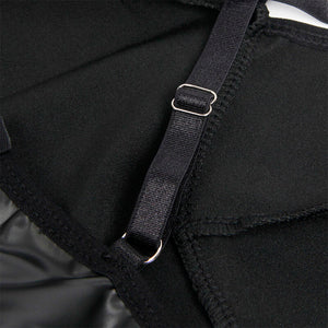 Subblime – 955380 robe à bretelles en cuir noir L/XL