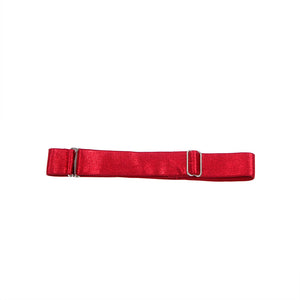 Subblime – 955397 robe à bretelles en cuir bordeaux S/M