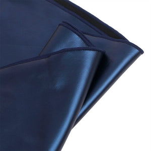 Subblime – 955410 robe à bretelles en cuir bleu S/M