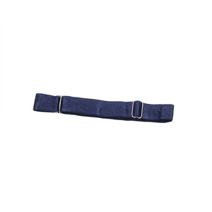 Subblime – 955410 robe à bretelles en cuir bleu S/M