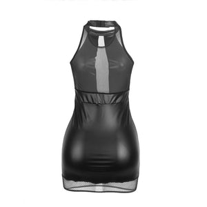 Subblime – 955489 robe dos nu avec transparences noire L/XL