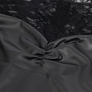 Subblime – 955601 robe à manches longues avec dentelle noire L/XL