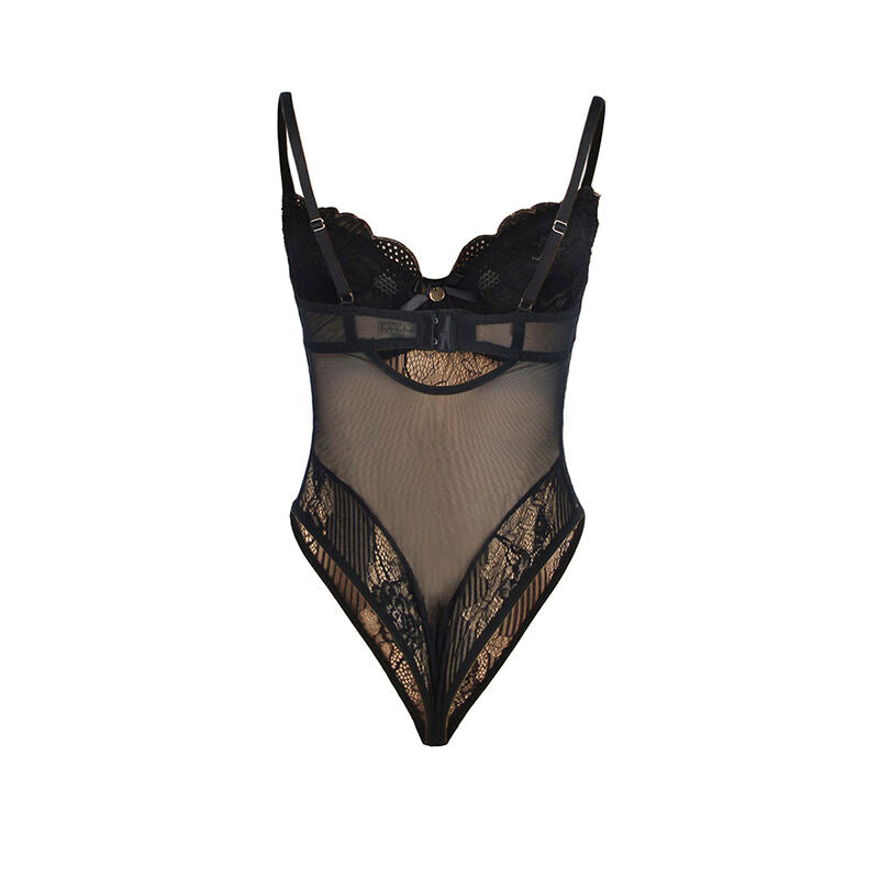 Subblime – 955625 body en dentelle avec fermeture en bas noir L/XL