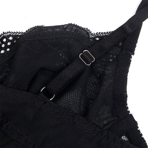 Subblime – 955625 body en dentelle avec fermeture en bas noir L/XL