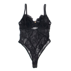 Subblime – 955618 body en dentelle avec fermeture en bas noir S/M