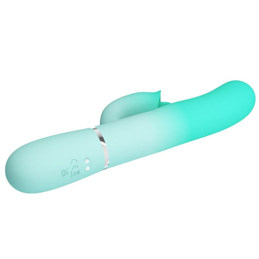 PRETTY LOVE - GIGI VIBRADOR RABBIT MULTIFUNCTIONAL GREEN AGUA