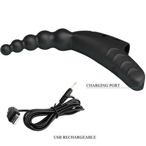 PRETTY LOVE - JORDIN FINGER VIBRATOR 10 VIBRATIONS NOIR