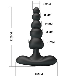 Pretty Love – Vibrateur anal corban 10 vibrations noir