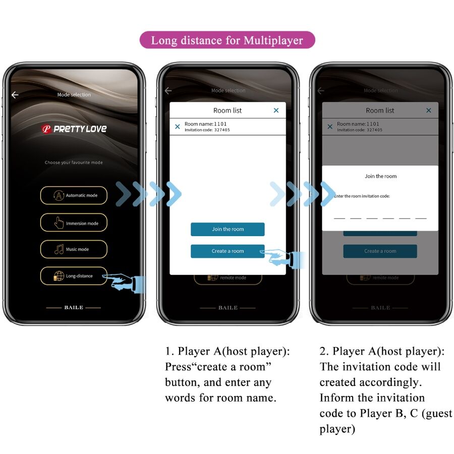 PRETTY LOVE - LEVIATHAN VIBRADOR CONTROLADO BY APP MORADO