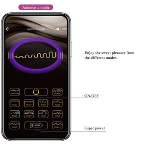 Pretty Love – Vibrateur contrôlé par application leviathan violet