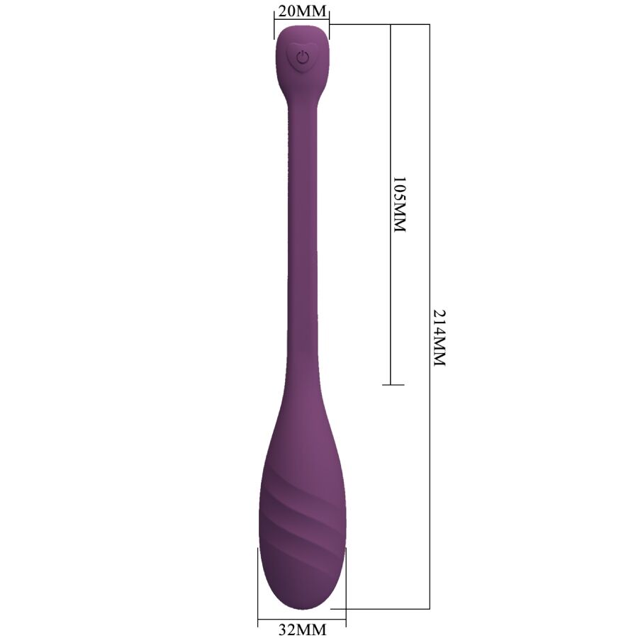 PRETTY LOVE - LEVIATHAN VIBRADOR CONTROLADO BY APP MORADO