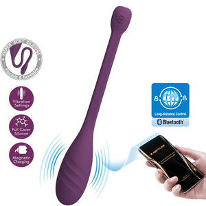 Pretty Love – Vibrateur contrôlé par application leviathan violet