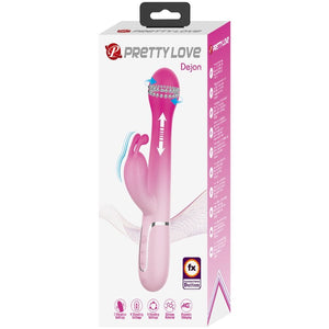 Pretty Love – Vibrateur lapin multifonction 3 en 1 dejon rose