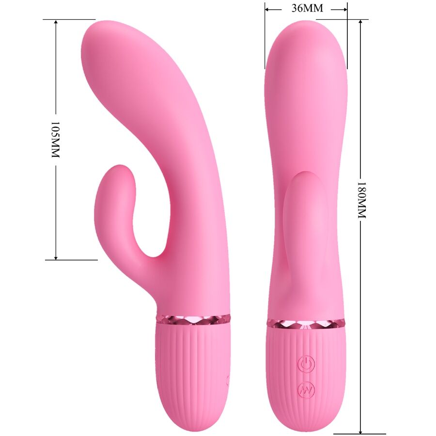PRETTY LOVE - MARSKI VIBRADOR RABBIT &amp; PUNTO G ROSA