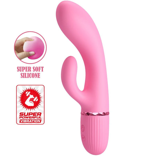 PRETTY LOVE - MARSKI VIBRADOR RABBIT &amp; PUNTO G ROSA