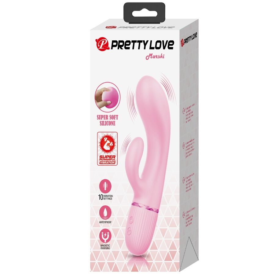 PRETTY LOVE - MARSKI VIBRADOR RABBIT &amp; PUNTO G ROSA