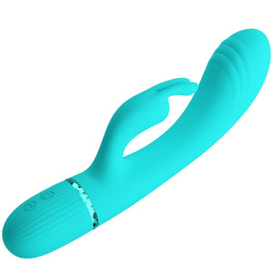 Pretty Love – Vibrateur scocco lapin turquoise
