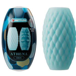 Pretty Love – Masturbateur pour homme en silicone athena eros bleu ciel