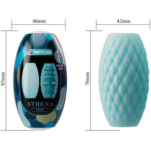 Pretty Love – Masturbateur pour homme en silicone athena eros bleu ciel