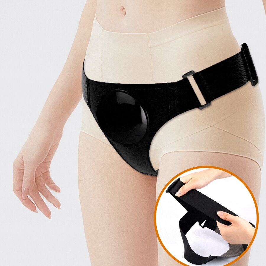 PRETTY LOVE - CULOTTE HARNAIS UNIVERSELLE KYTON AVEC GODE SQUIRTING 19 CM MULATO