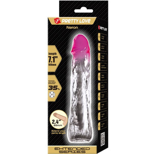 Pretty Love – Gaine d'agrandissement réaliste neron 6 cm pour pénis rose