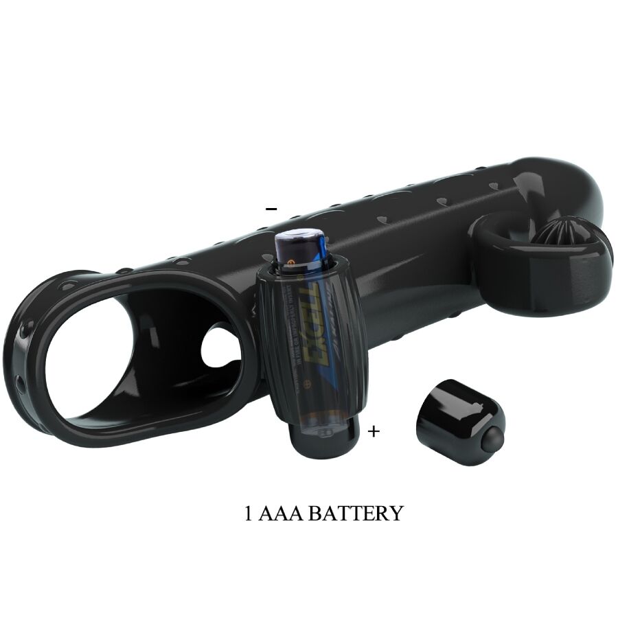 ROMANCE - FUNDA PARA PENE WITH VIBRACION NEGRO