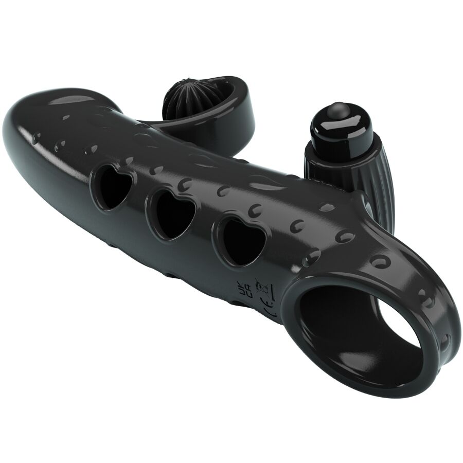 ROMANCE - FUNDA PARA PENE WITH VIBRACION NEGRO