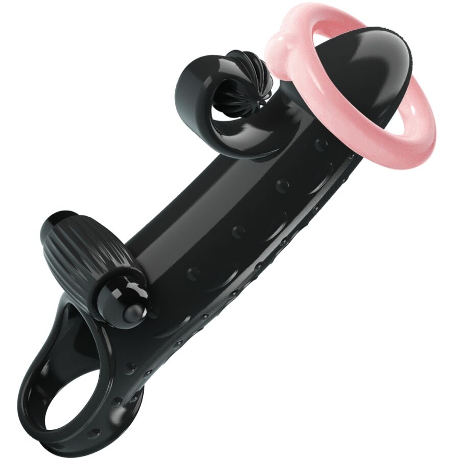 ROMANCE - FUNDA PARA PENE WITH VIBRACION NEGRO