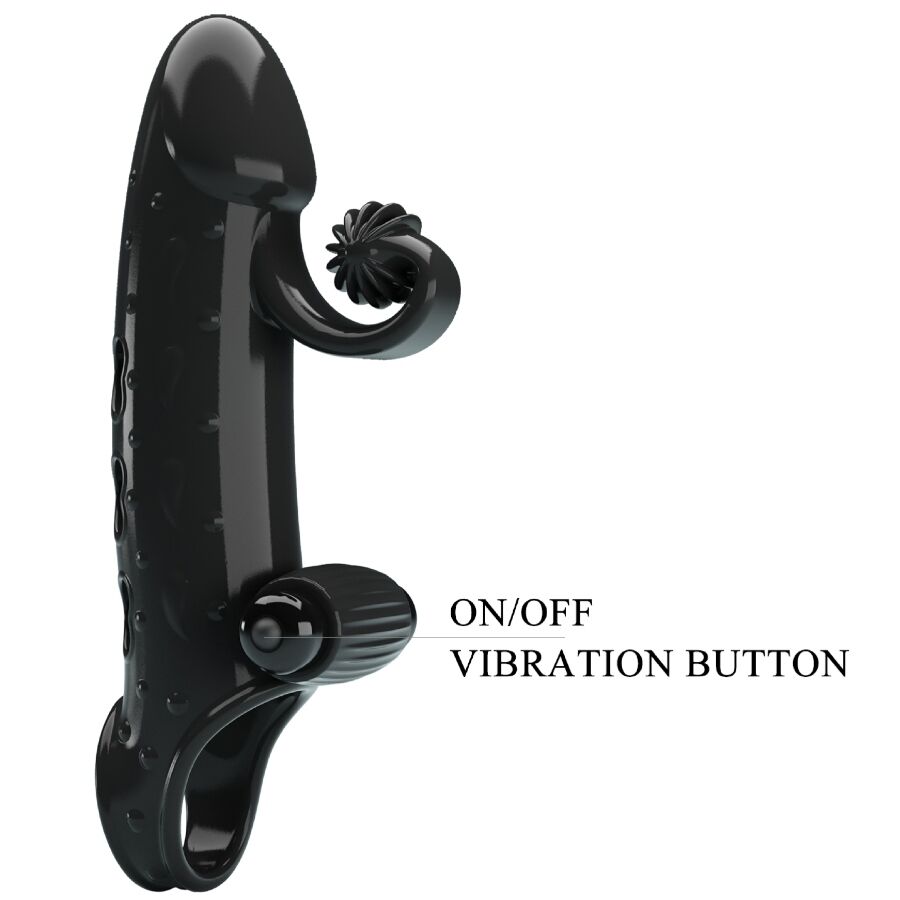 ROMANCE - FUNDA PARA PENE WITH VIBRACION NEGRO