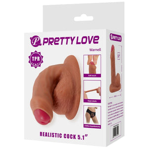 PRETTY LOVE - WARNELL GODE ULTRA RÉALISTE ET ÉLASTIQUE 9,5 CM MULATO