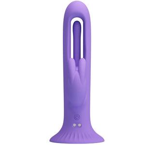 PRETTY LOVE - VIBRATEUR LAPIN KILLMOULIS 12 MODES DE VIBRATION VIOLET