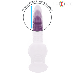 INTENSE - VIBRATEUR MULTIFONCTION TATUM AVEC VIBRATION DE HAUT EN BAS 24 CM VIOLET
