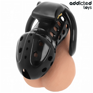 ADDICTED TOYS LOCKED - À PÉNIS CREUSE ENCHAÎNÉE 10,5 CM