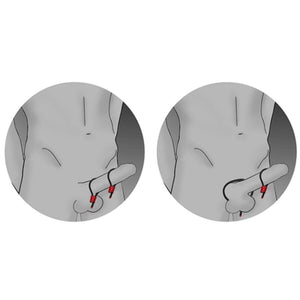 ELECTRASTIM - PRESTIGE ELECTRA LOOPS ANNEAUX PÉNIENS RÉGLABLES ROUGES