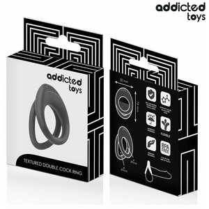 ADDICTED TOYS - ANNEAU PÉNIS À DOUBLE TEXTURE