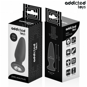 ADDICTED TOYS - PLUG ANAL AVEC BIJOU TAILLE L 12,6 CM