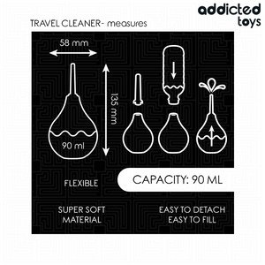 ADDICTED TOYS - NETTOYANT ANAL DE VOYAGE TAILLE S 90 ML