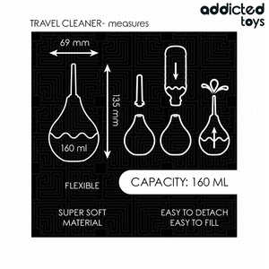 ADDICTED TOYS - NETTOYANT ANAL DE VOYAGE TAILLE M 160 ML