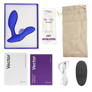We-Vibe – Masseur de prostate vector+ bleu