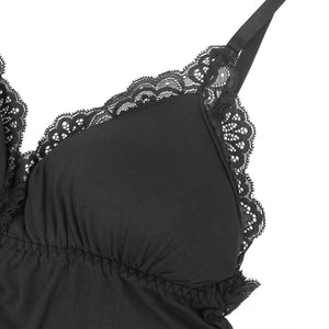 Subblime – Teddy détail dentelle florale noir S/M