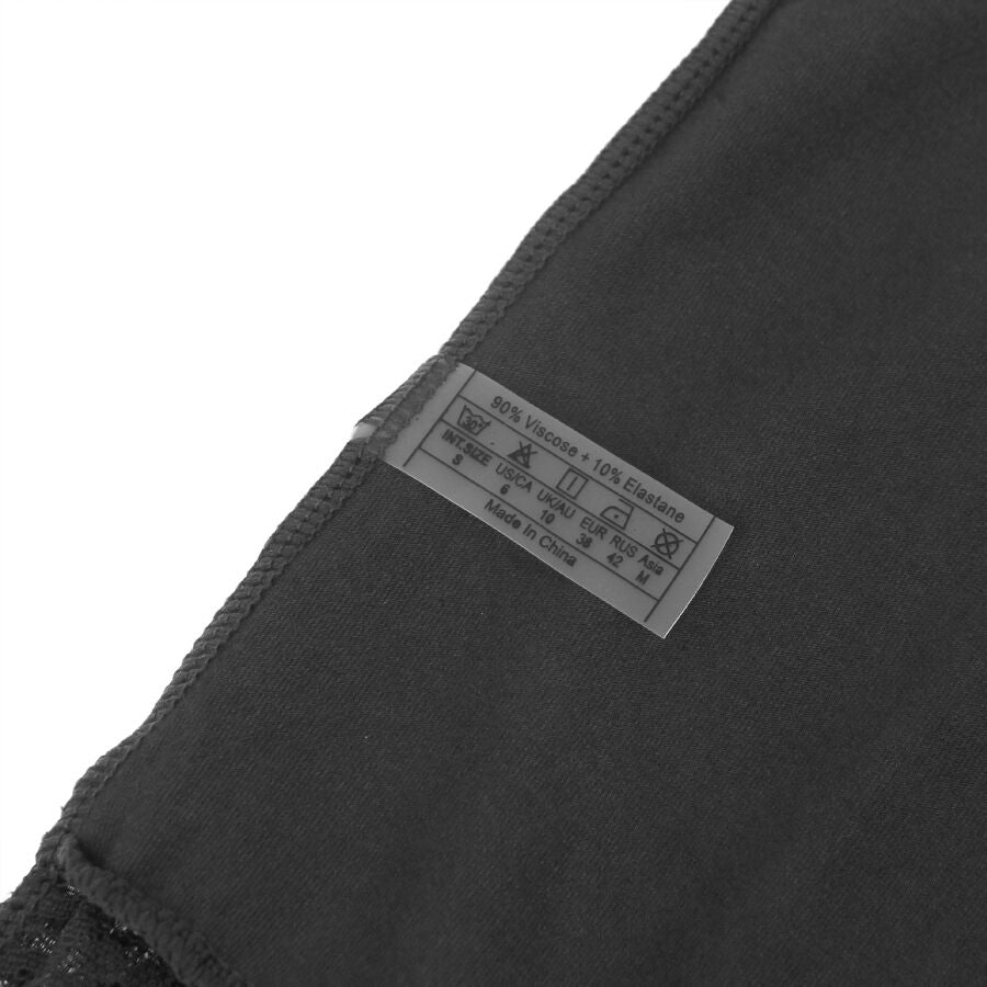 SUBBLIME - TEDDY DETALLE ENCAJE BLOEMEN NEGRO S/M